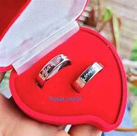 Cincin Tunangan Couple Ukir Nama